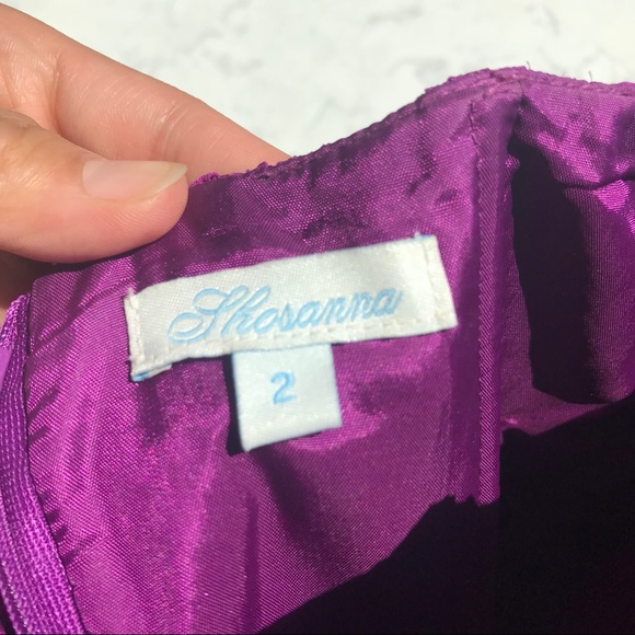 Shosanna real silk purple dress - Picture 3 of 5